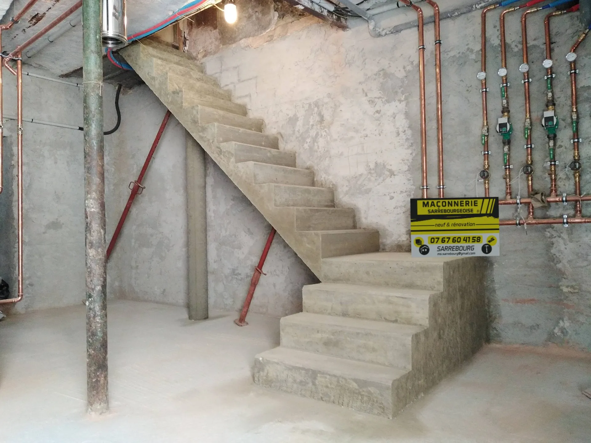Escalier en béton, photo 3
