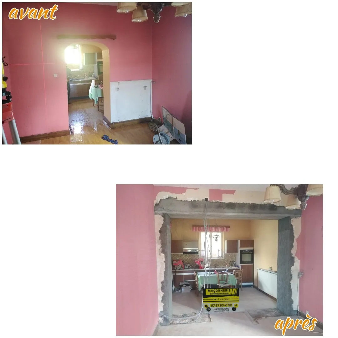 Ouverture de mur porteur, photo 4