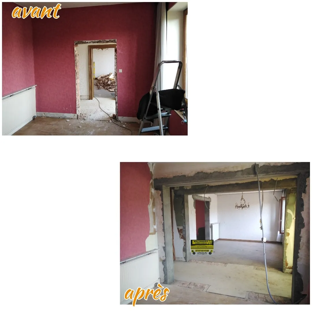 Ouverture de mur porteur, photo 5