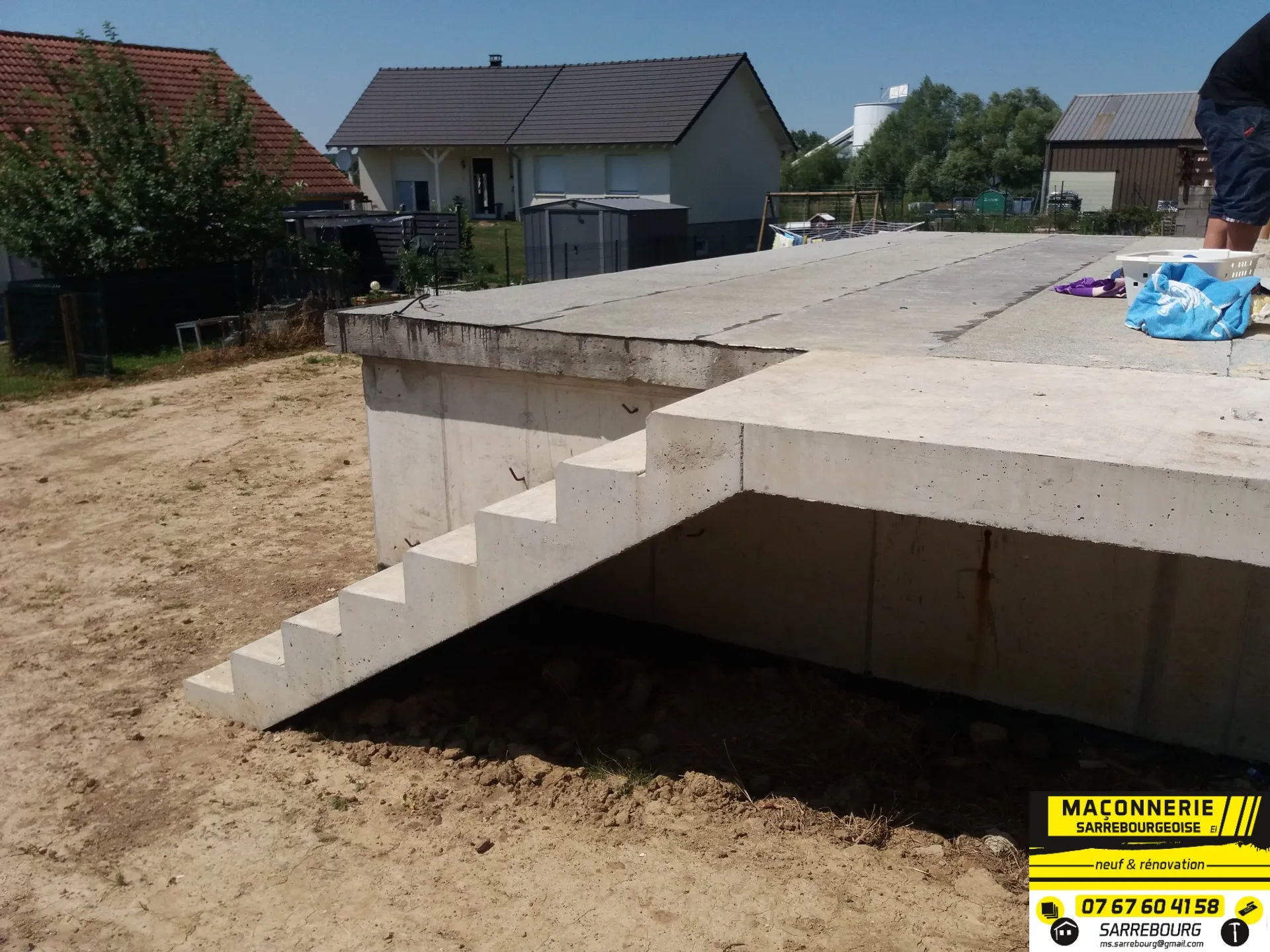 Escalier en béton, photo 7